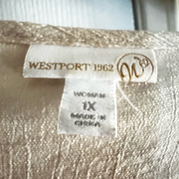 Dress barn brand Westport 1XL cream tunic - Picture 4 of 7